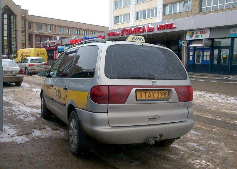 Такси в Беларуси: за